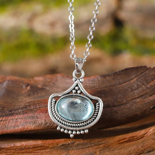 Kaila – Collar Vintage en Piedra Verde