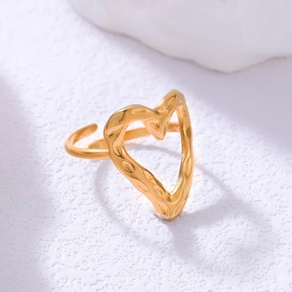 Mikha – Anillo Amor Ajustable con Estilo Retro