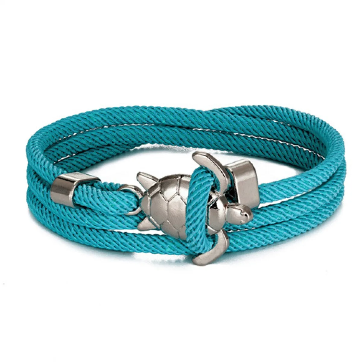 Pulsera Multicapa para Damas con Cierre de Tortuga y Estructura Trenzada