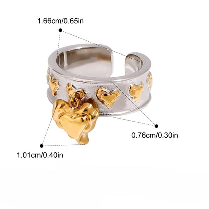 Amara – Anillo Corazón Elegante