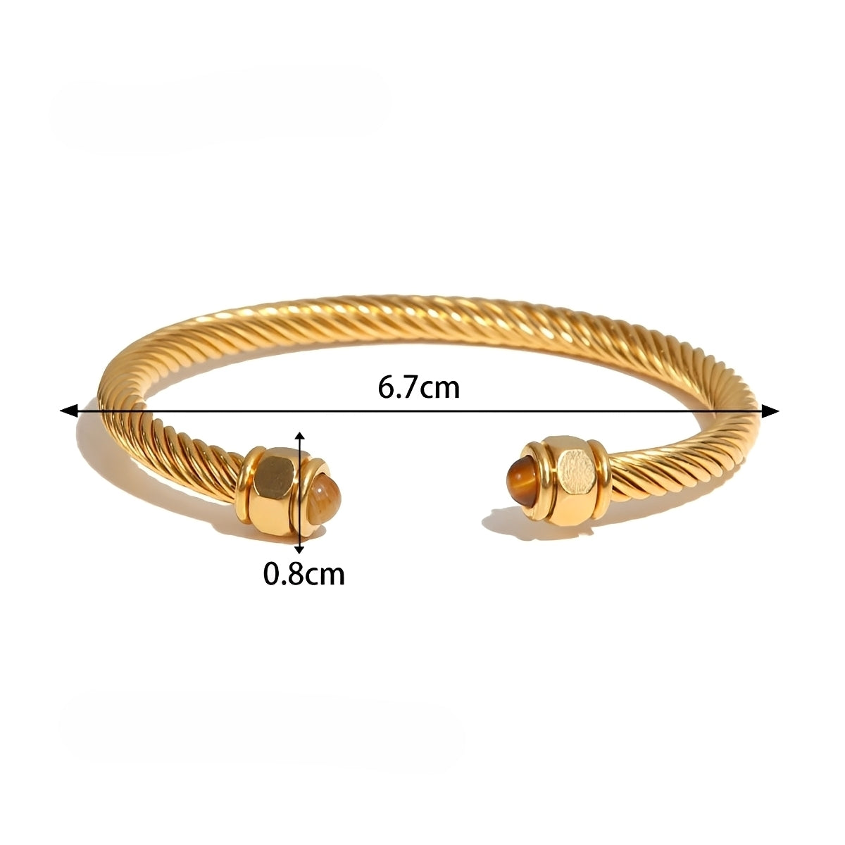 Thea – Pulsera Dorada Elegante