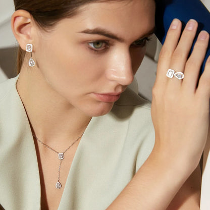 Aria – Collar con Colgante de Zirconia Elegante