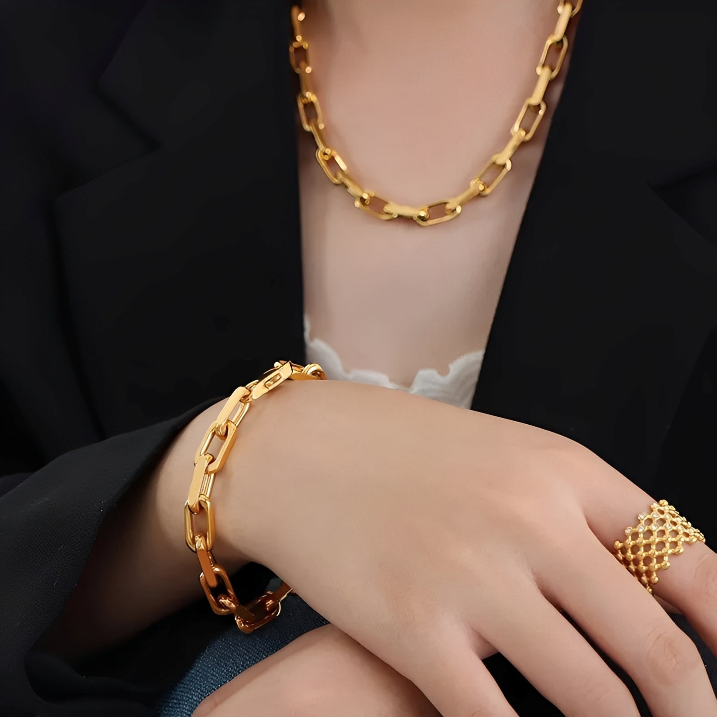 Helena – Pulsera Statement Magma