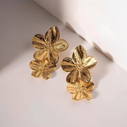 Camilla – Pendientes Pétalos Retro