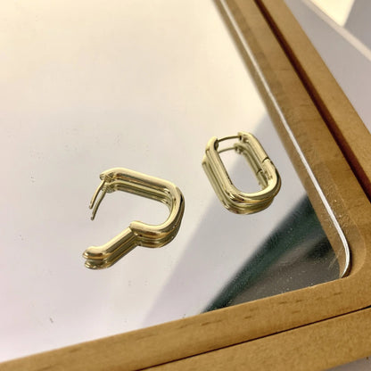 Colette – Pendientes Ovalados Franceses Elegantes