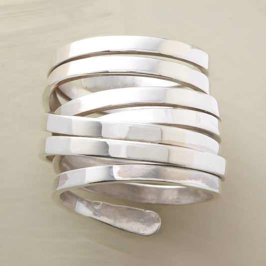 Trina – Anillo Grueso en Plata Vintage