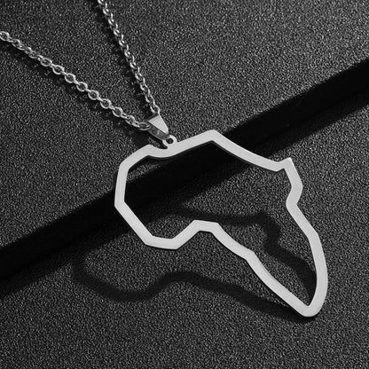 Amara – Collar Contorno de África