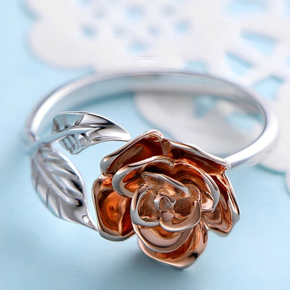 Jennie – Anillo Vintage de Plata con Flor