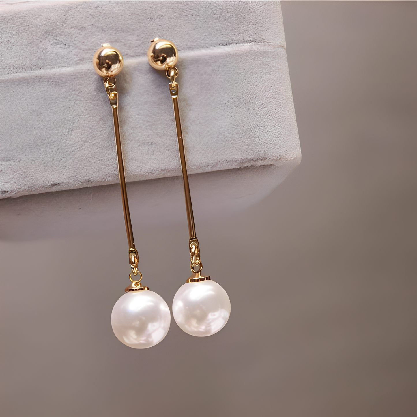 Clarisse – Pendientes Lujosos con Perlas Trenzadas a Mano