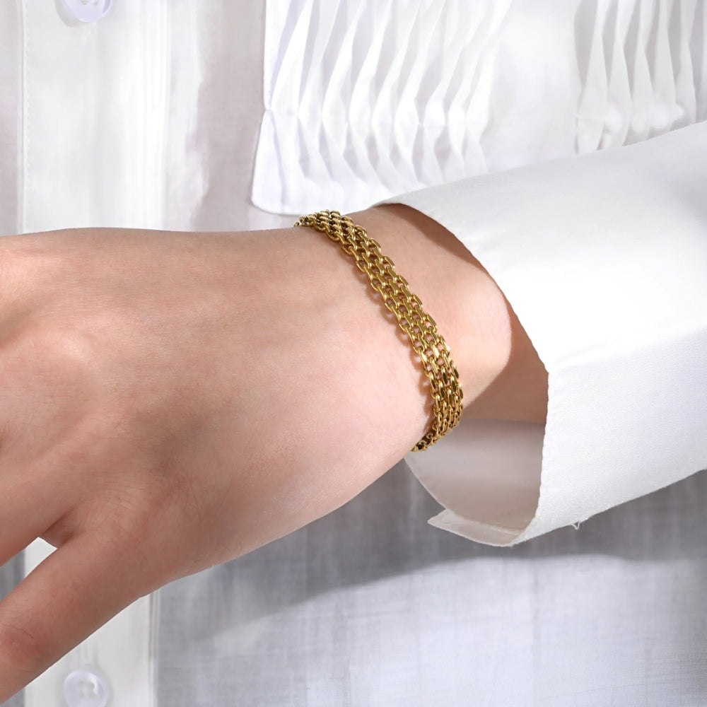 Jara – Pulsera Mesh Cascada