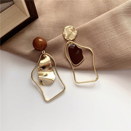 Rhia – Pendientes Colgantes Irregulares