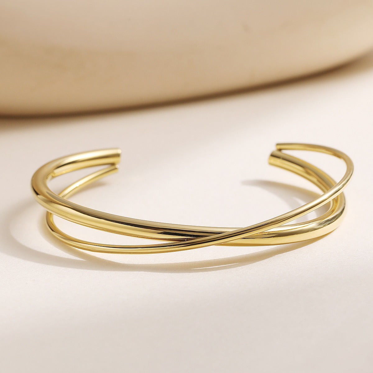 Elena – Pulsera Cruz Minimalista