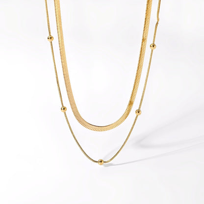 Jane – Collar Doble Fila Tranquilidad
