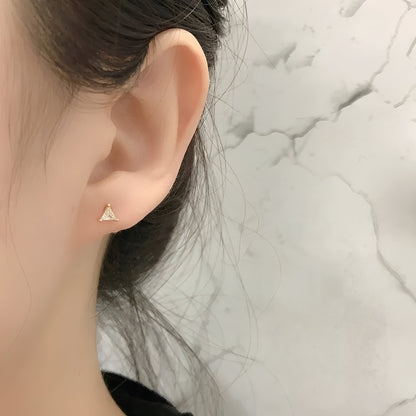 Inez – Pendientes de Triángulo Zirconio Colorido