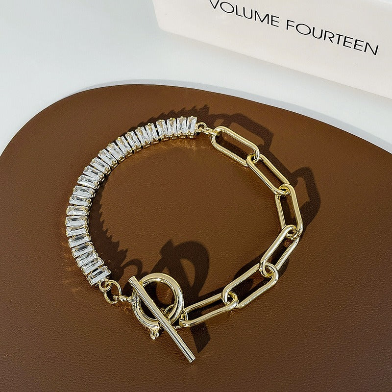 Billie – Pulsera Tennis con Cierre Elegante