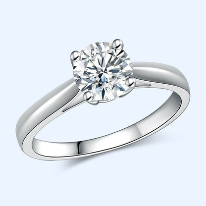 Ashley – Anillo de Boda Elegante con Diamante Simulado