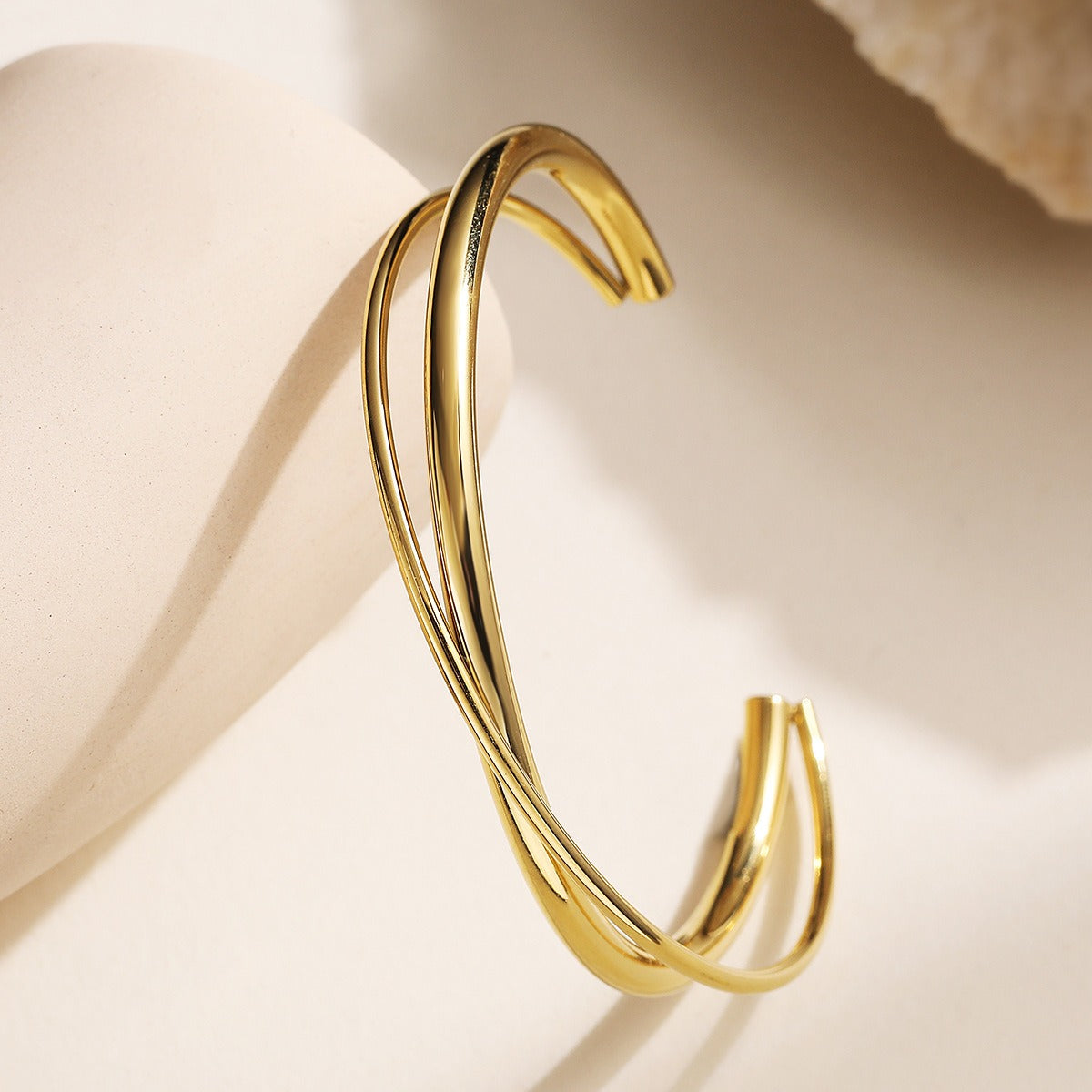 Elena – Pulsera Cruz Minimalista