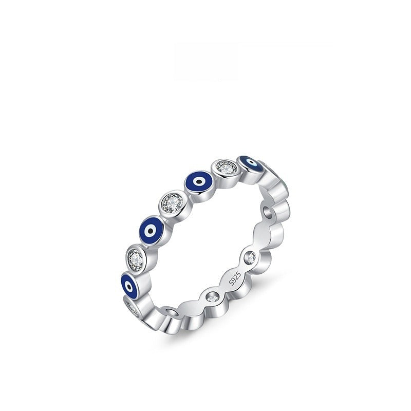 Naia – Anillo Ojo Protector Dorada
