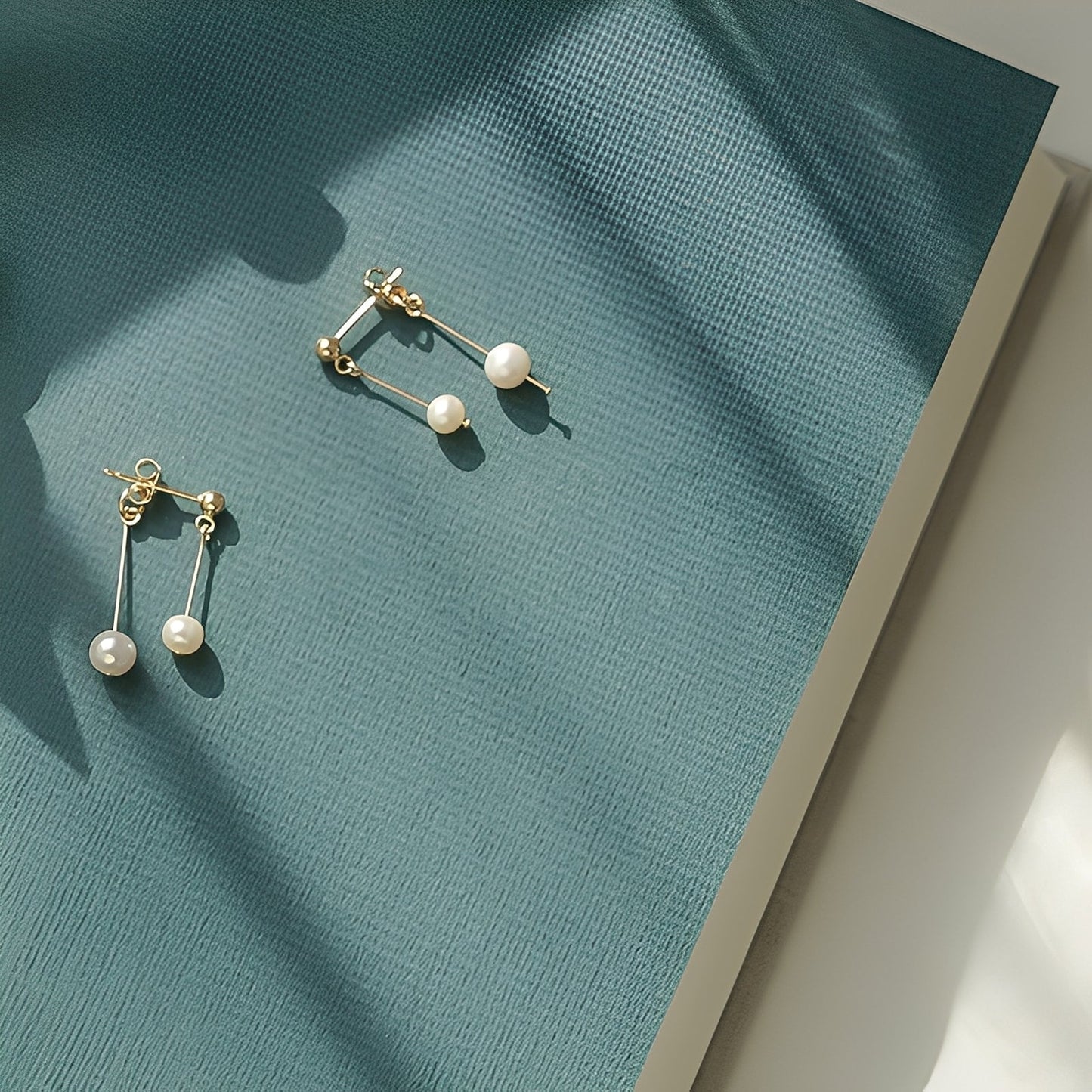 Alice – Pendientes Colgante Perla Romance