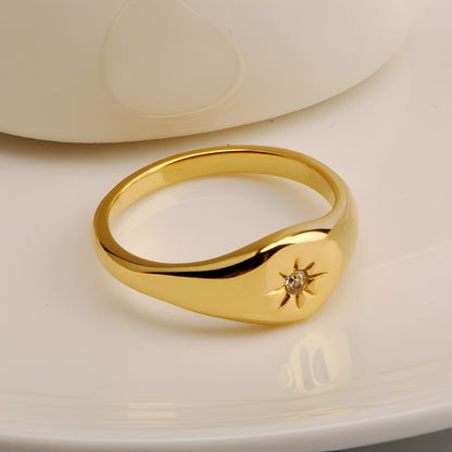 Eve – Anillo Estrella 3D con Estilo Elegante