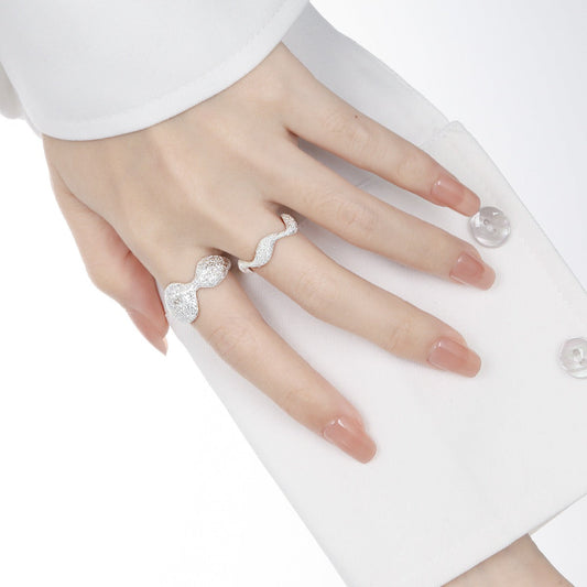 Melina – Anillo Burbujas Ajustable