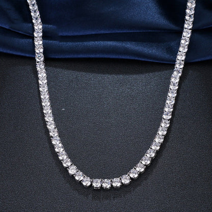 Elena – Collar Redondo de Zirconia Elegante