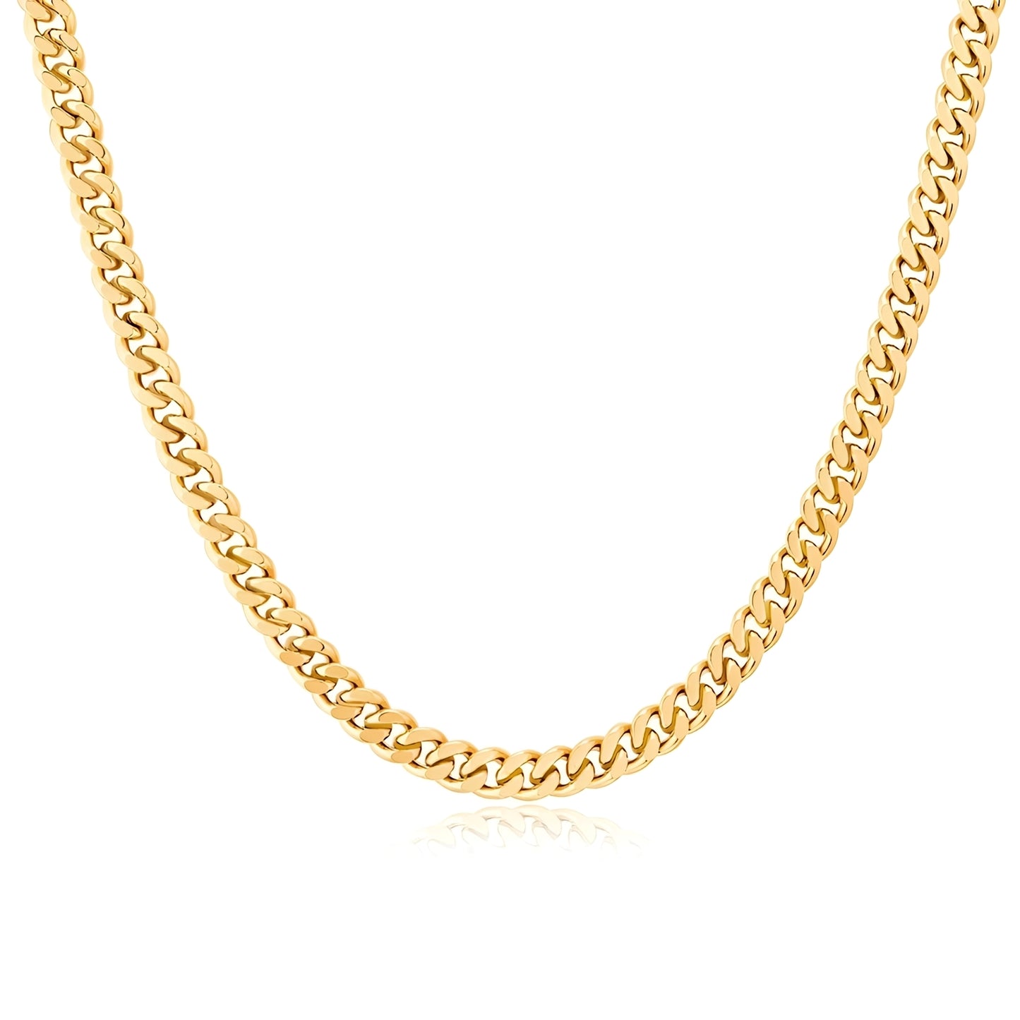 Avana – Collar de Cadena en Oro Estilo Moderno