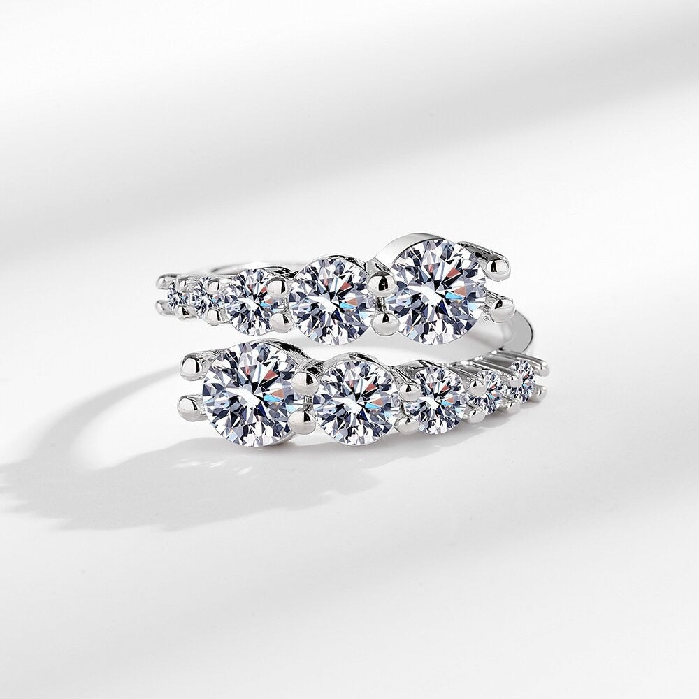 Kylie – Anillo con Zircón Micro-incrustado de Diseño Exclusivo