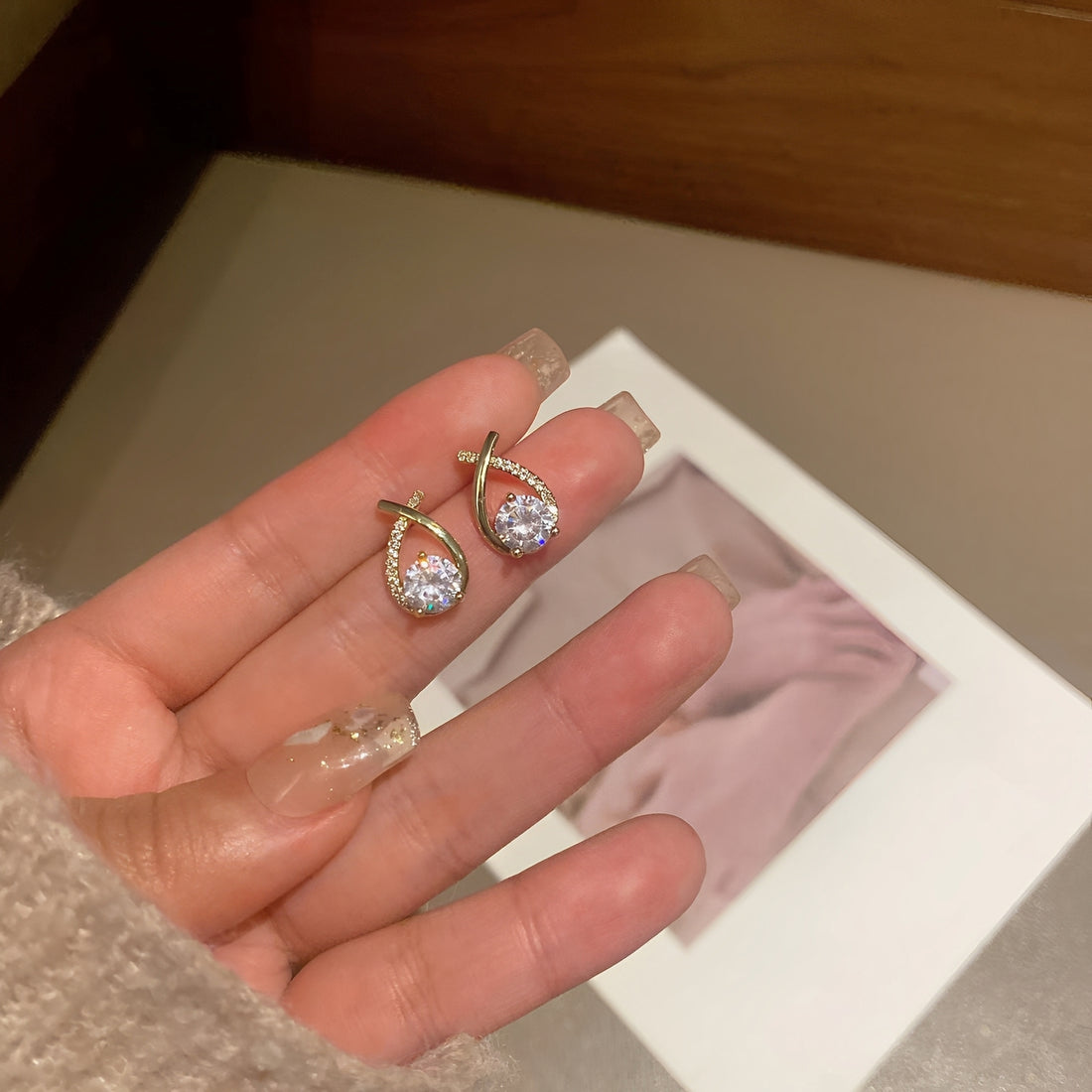 Arielle – Pendientes en Oro de 18 Quilates