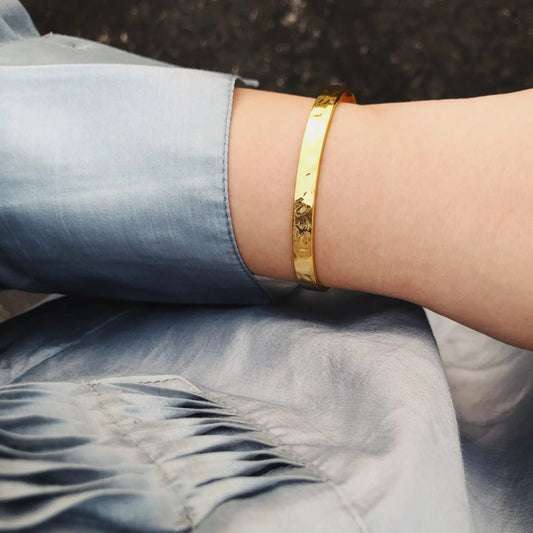 Ariane – Pulsera Molten Orgánica en Metal