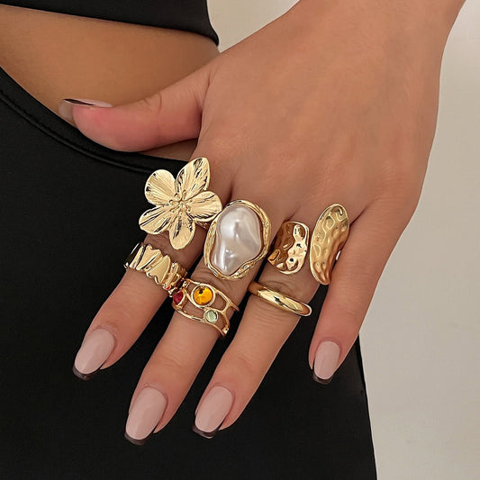 Merina – Set de 6 Anillos Declaración
