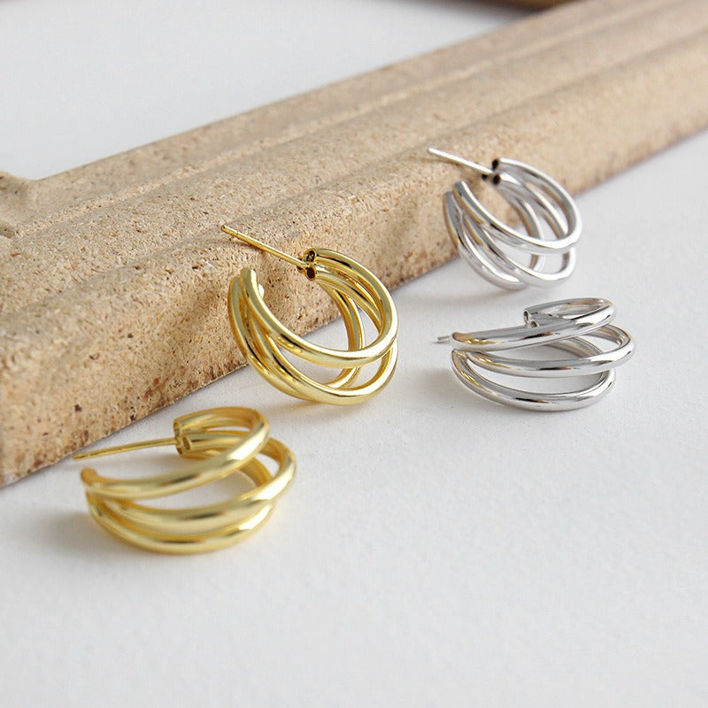 Koleen – Pendientes Aro Circular Elegantes