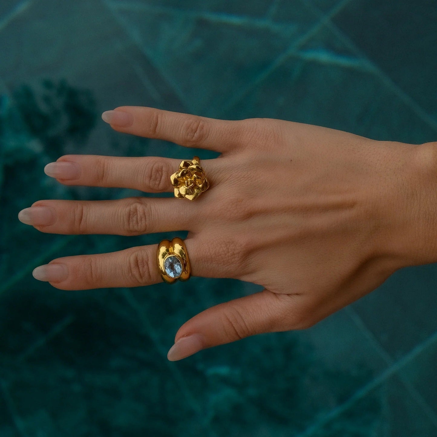 Georgia – Anillo de Acero Inoxidable Diseño Moderno