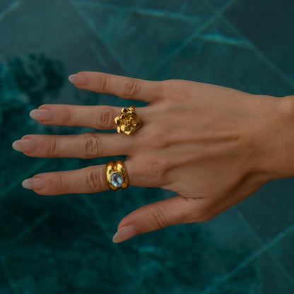 Georgia – Anillo de Acero Inoxidable Diseño Moderno
