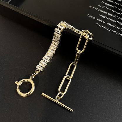 Billie – Pulsera Tennis con Cierre Elegante