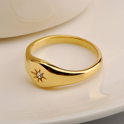 Eve – Anillo Estrella 3D con Estilo Elegante