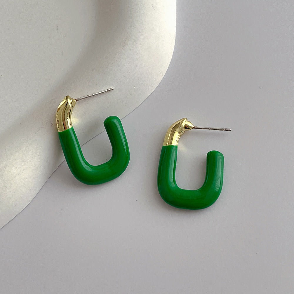 Kyla – Pendientes Aro en Forma de U Elegantes