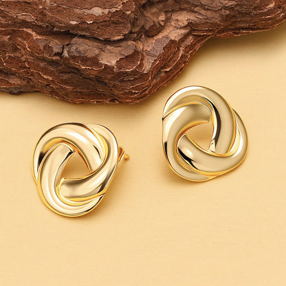 Thea – Pendientes Nudo Elegante