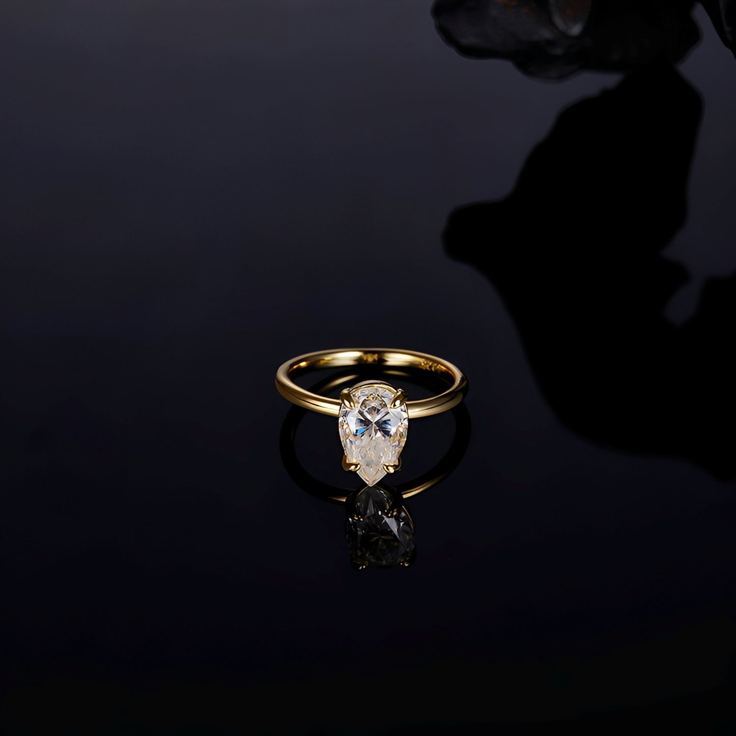 Miley – Anillo Solitario de Moissanita