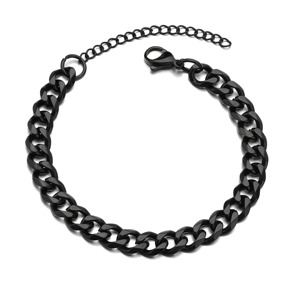 Dennis – Pulsera Cadena Cubana Elegante