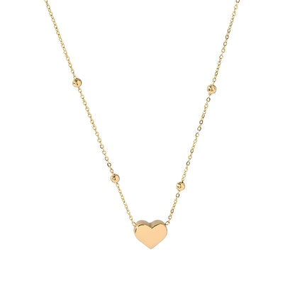 Amara – Collar Love en Acero Titanio