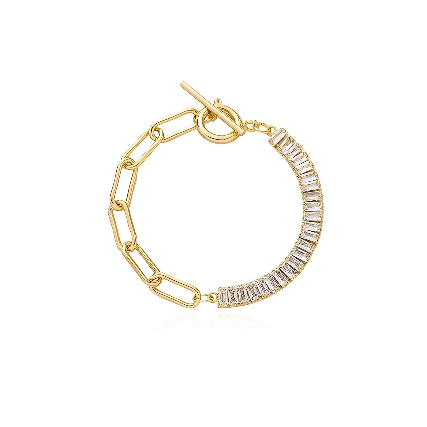 Billie – Pulsera Tennis con Cierre Elegante