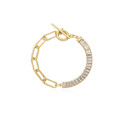 Billie – Pulsera Tennis con Cierre Elegante