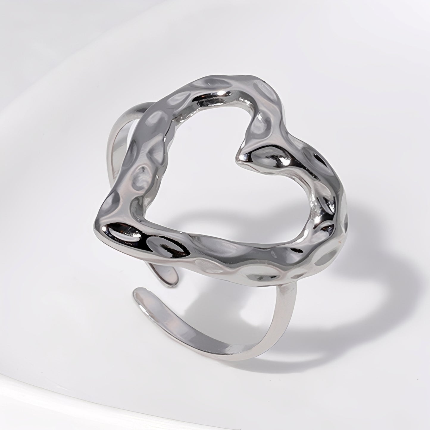 Mikha – Anillo Amor Ajustable con Estilo Retro