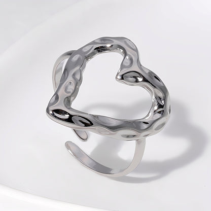 Mikha – Anillo Amor Ajustable con Estilo Retro