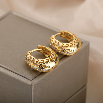 Yumi – Aros Mandala en Oro Minimalistas