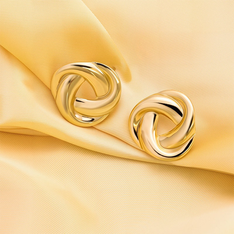 Thea – Pendientes Nudo Elegante
