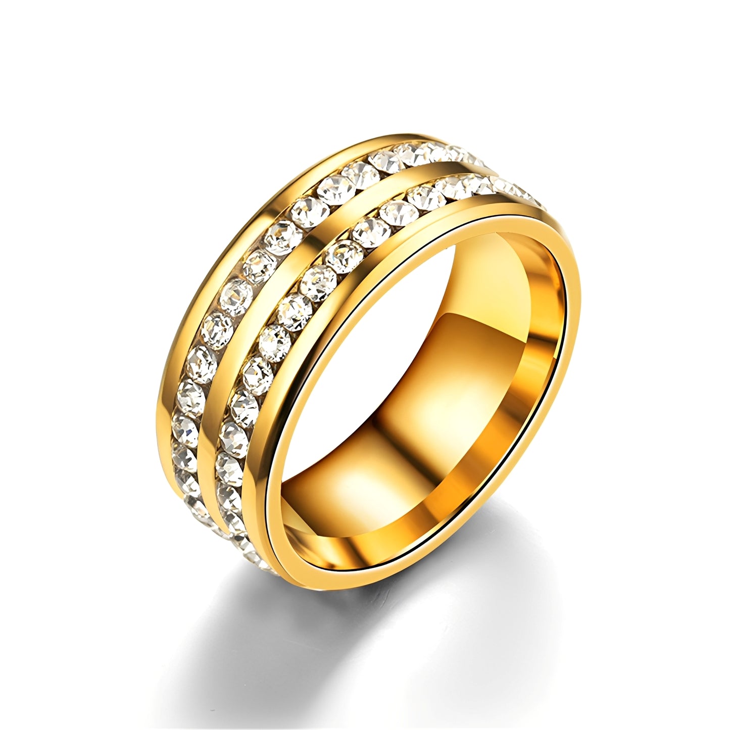 Jona – Anillo Elegante con Circonitas Engarzadas