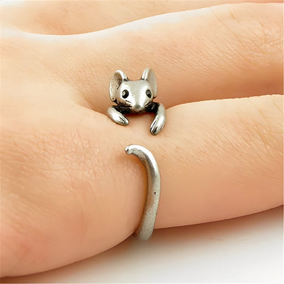 Giselle – Anillo Plata Vintage Ratón