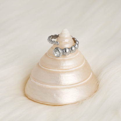 Roselle – Anillo de Acero Diseño Elegante